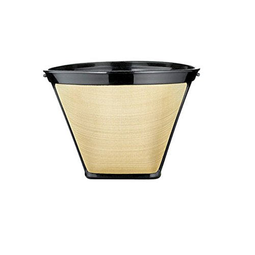 Gold Tone Stainless Steel Mesh 12 Cup Coffee Filter G45173