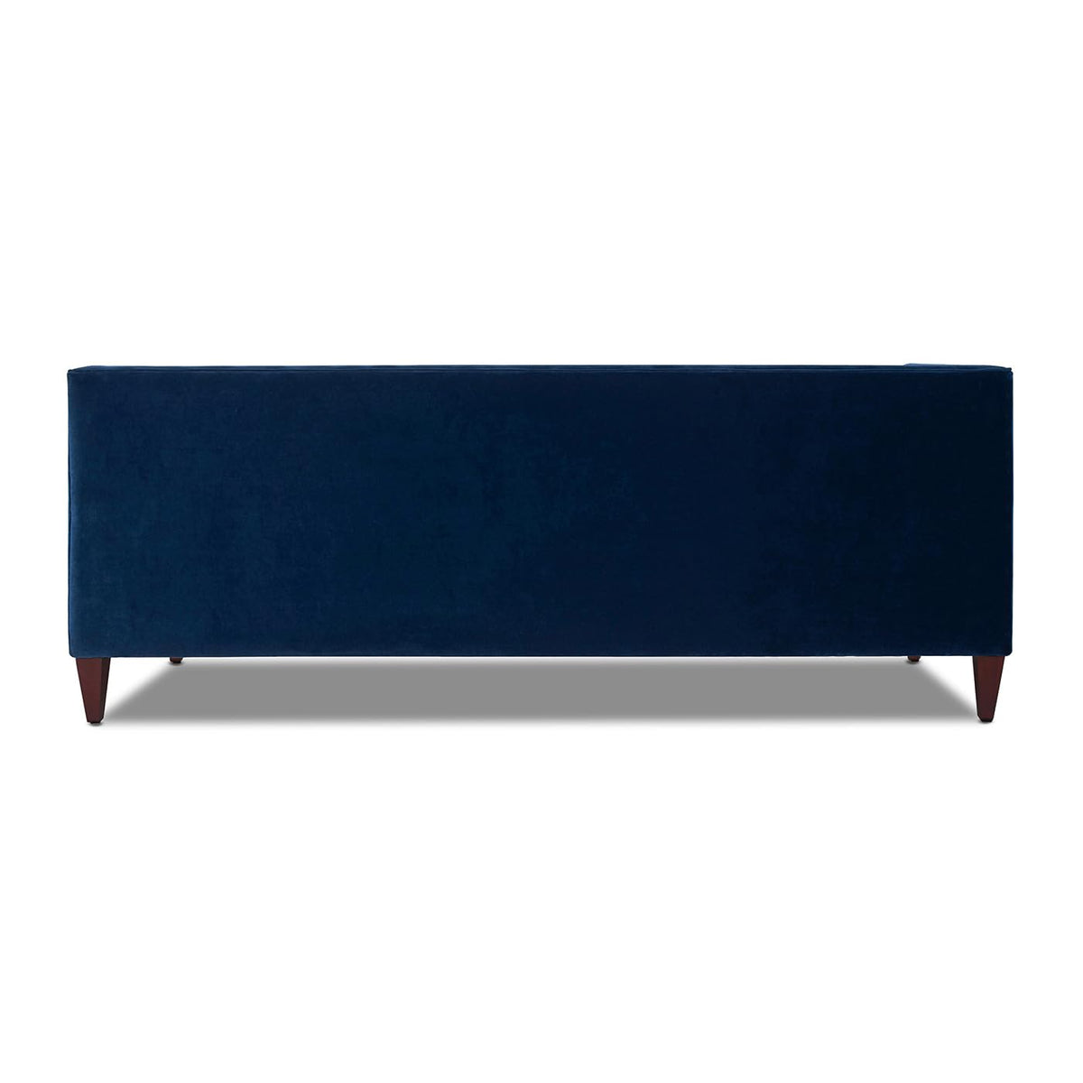 84" Navy Blue Tufted Velvet Sofa B5451