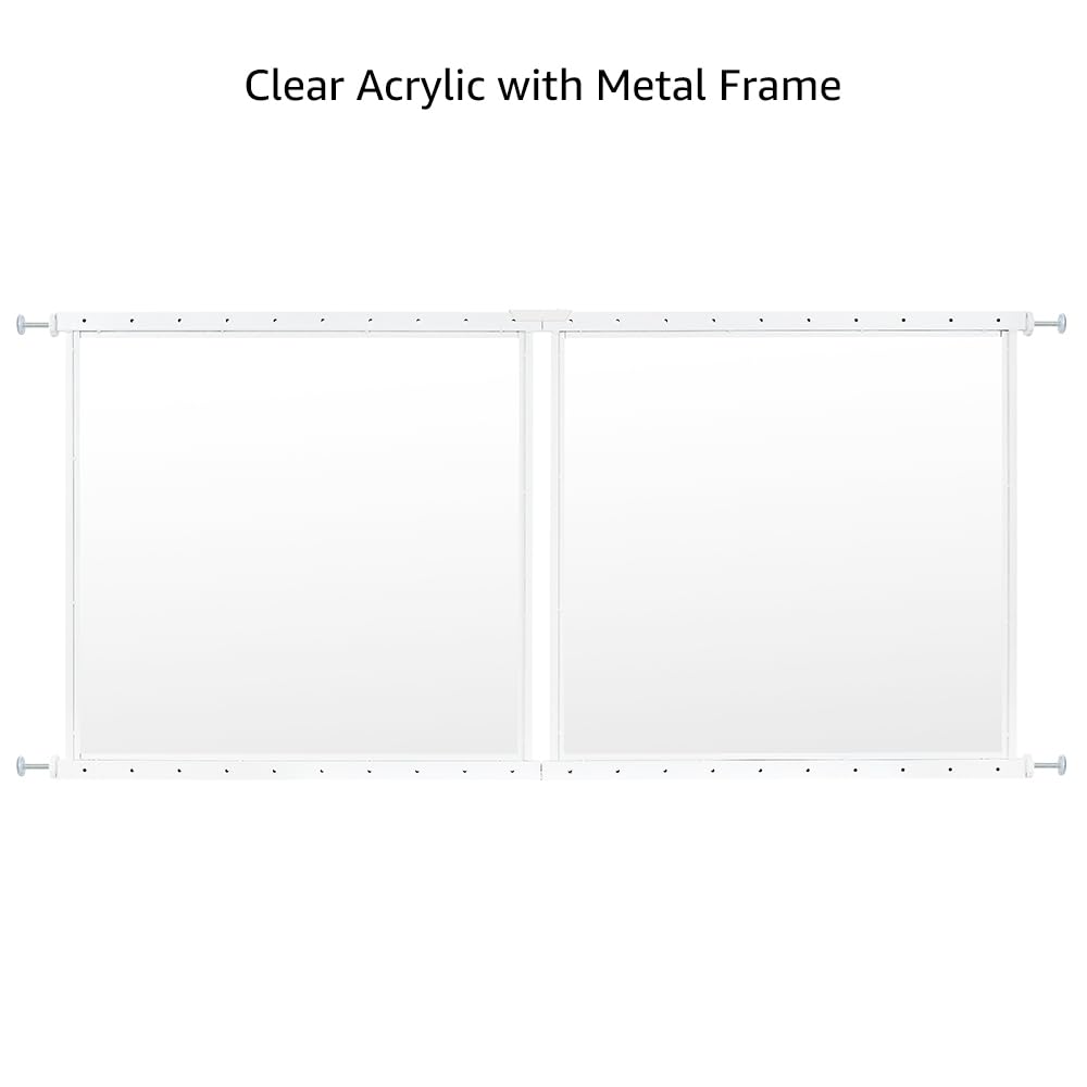 Clear Pet Window Guard, 29" Tall Acrylic Safety Barrier R10293