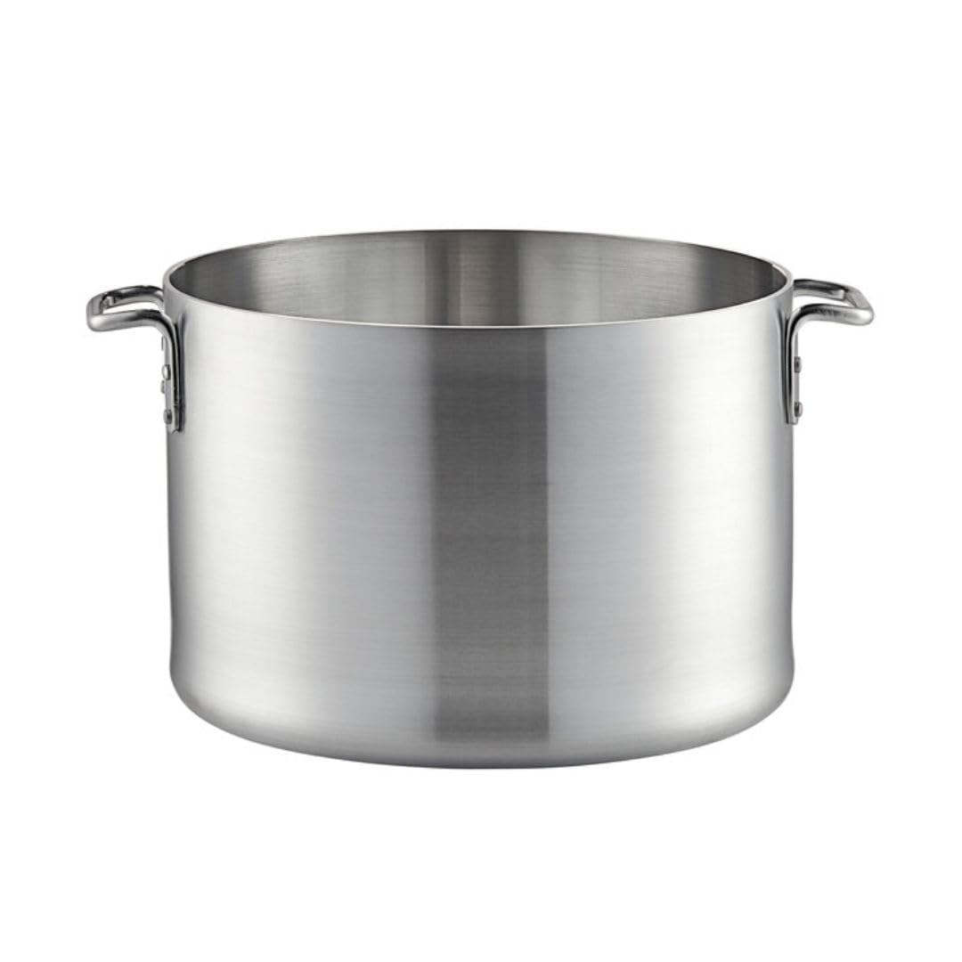 60 qt Heavy Weight Aluminum Sauce Pot with Riveted Handles Y230926