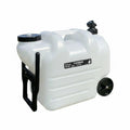White Portable Water Dispenser with Faucet and Wheels V2159