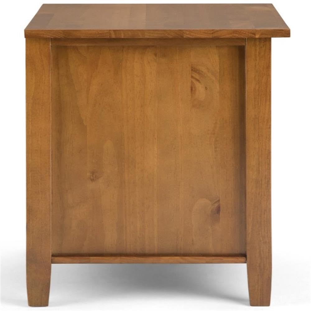 2-Piece Wood 24" Bedside Nightstand Table Set K909273