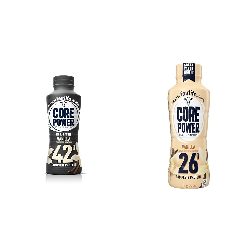42g High Protein Vanilla Milk Shake 14 Fl Oz, 12 Count T584914