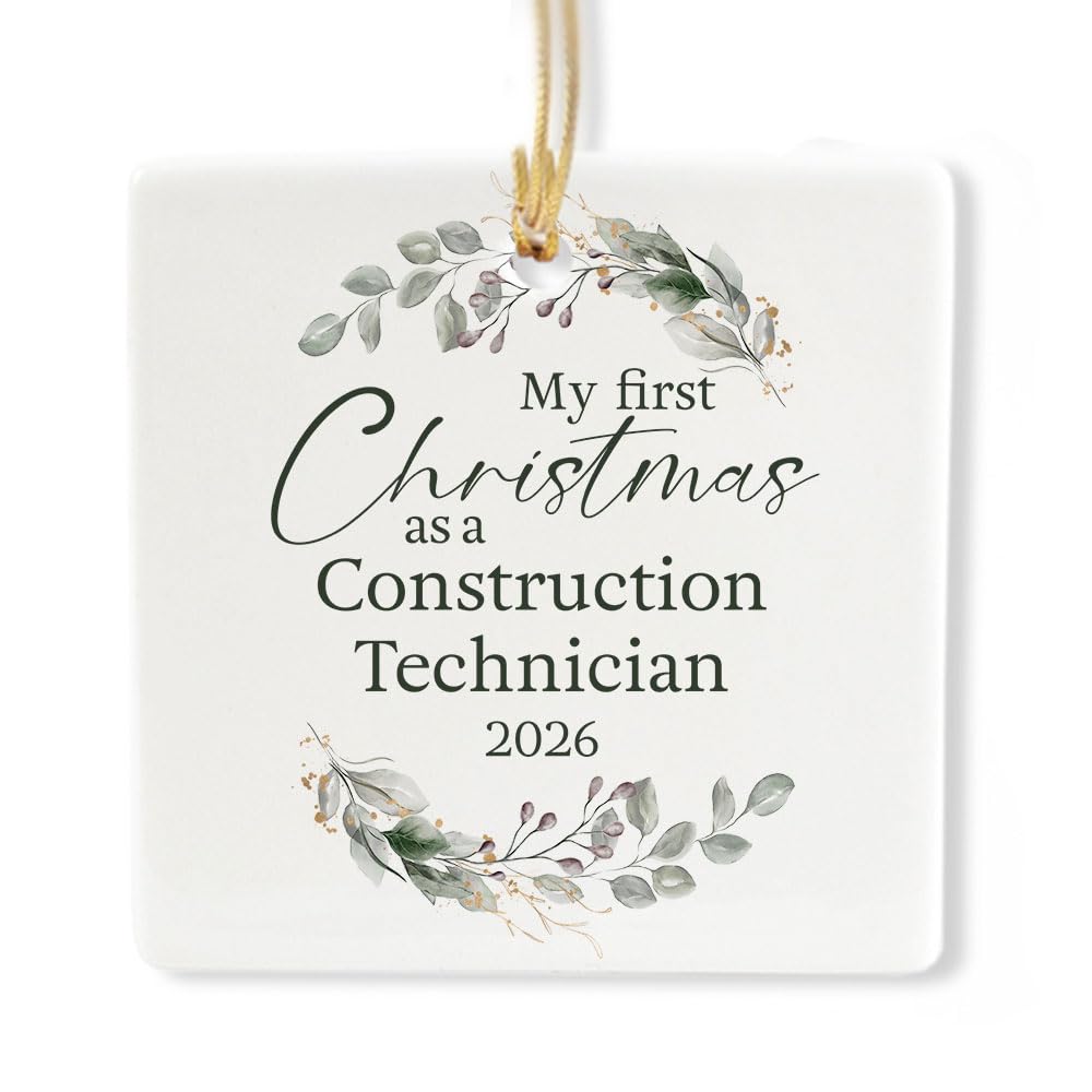 Ceramic 3-inch Square Ornament S873044