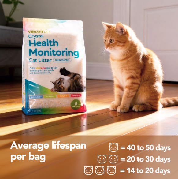 Unscented Color-Changing 8 Lb Cat Litter 2 Pack P57361