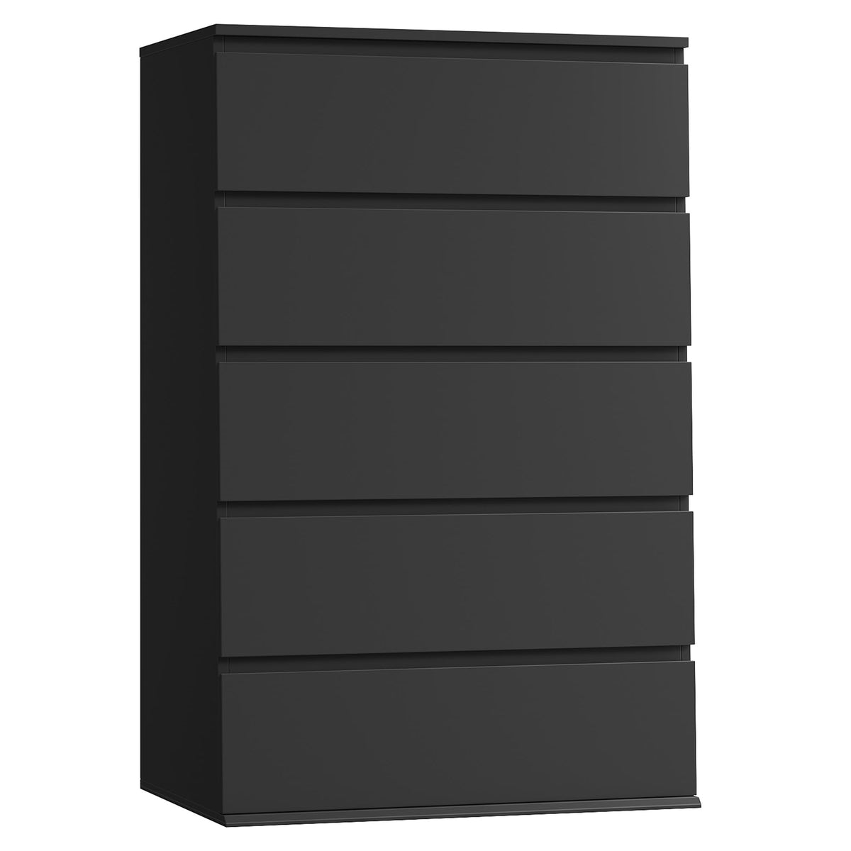 Black 5 Drawer Dresser W3480