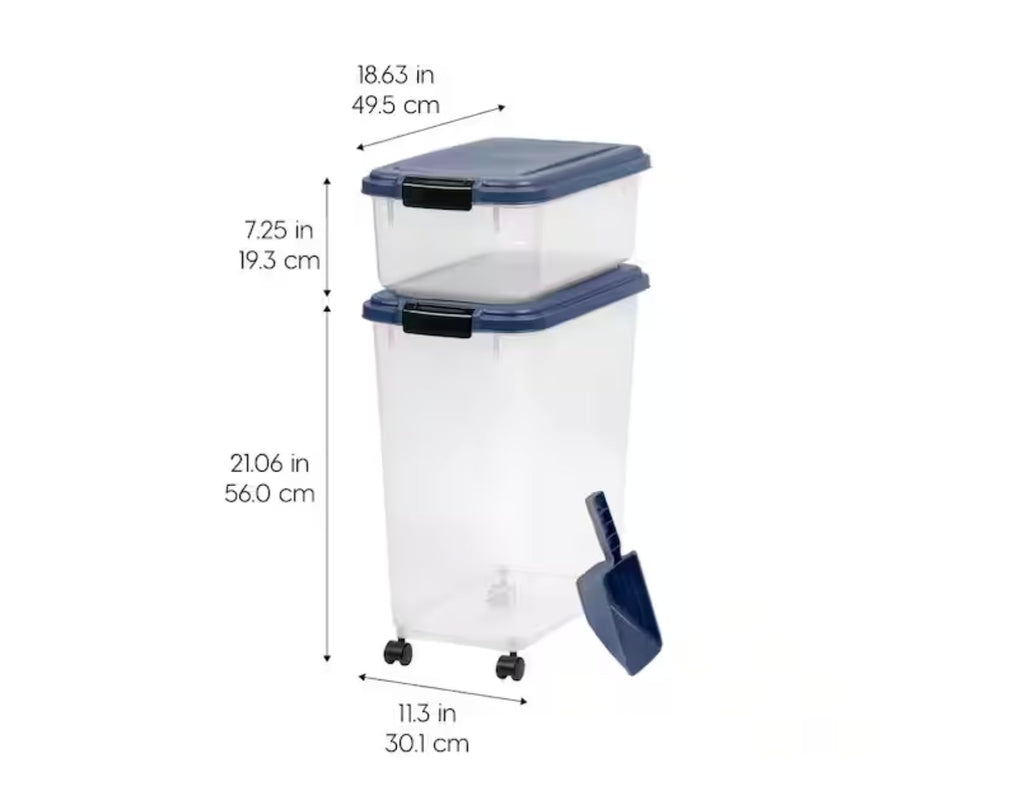 Airtight Pet Food Storage Combo with Scoop I45833