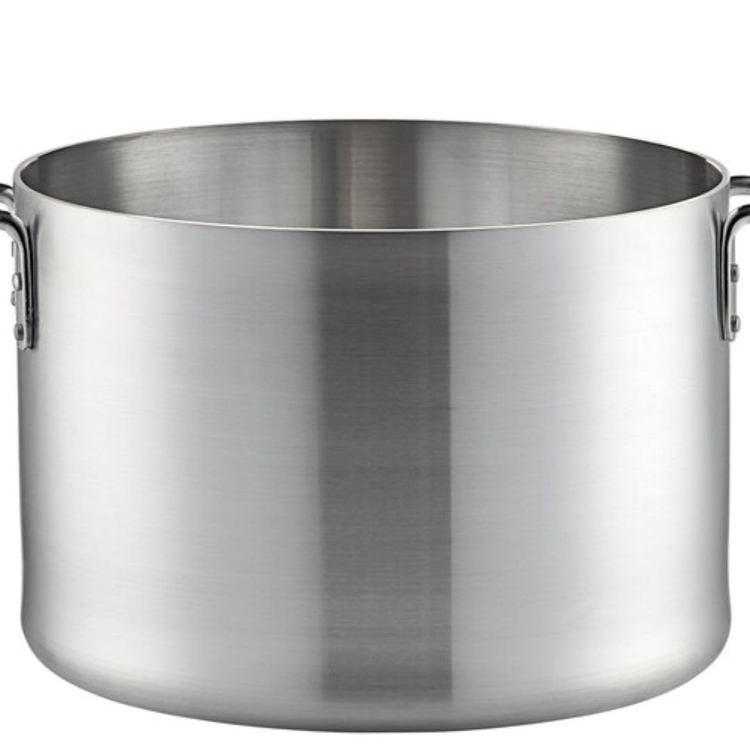 60 qt Heavy Weight Aluminum Sauce Pot with Riveted Handles Y230926