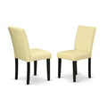 Set of 2 Pu Leather Parsons Chairs A6288