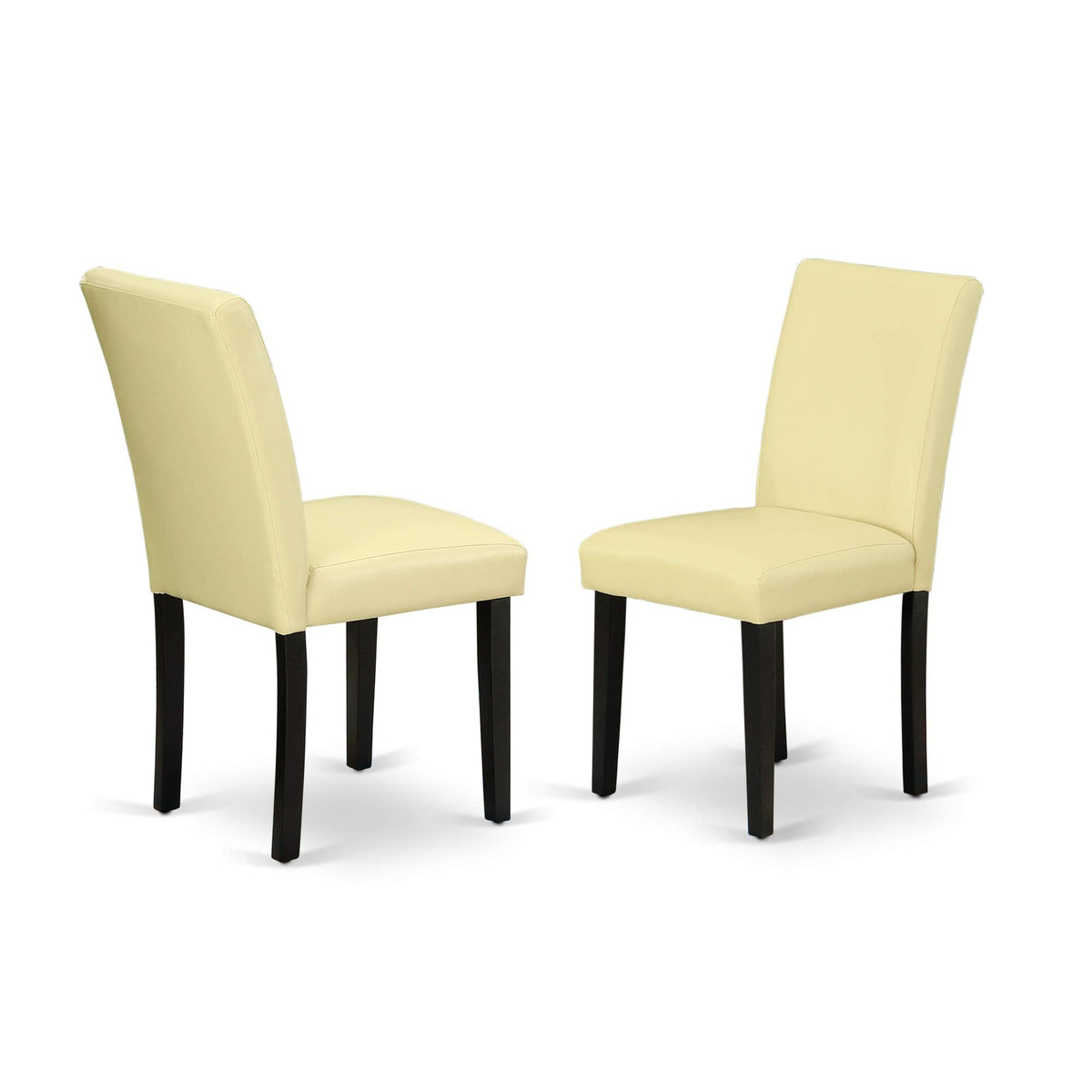 Set of 2 Pu Leather Parsons Chairs A6288