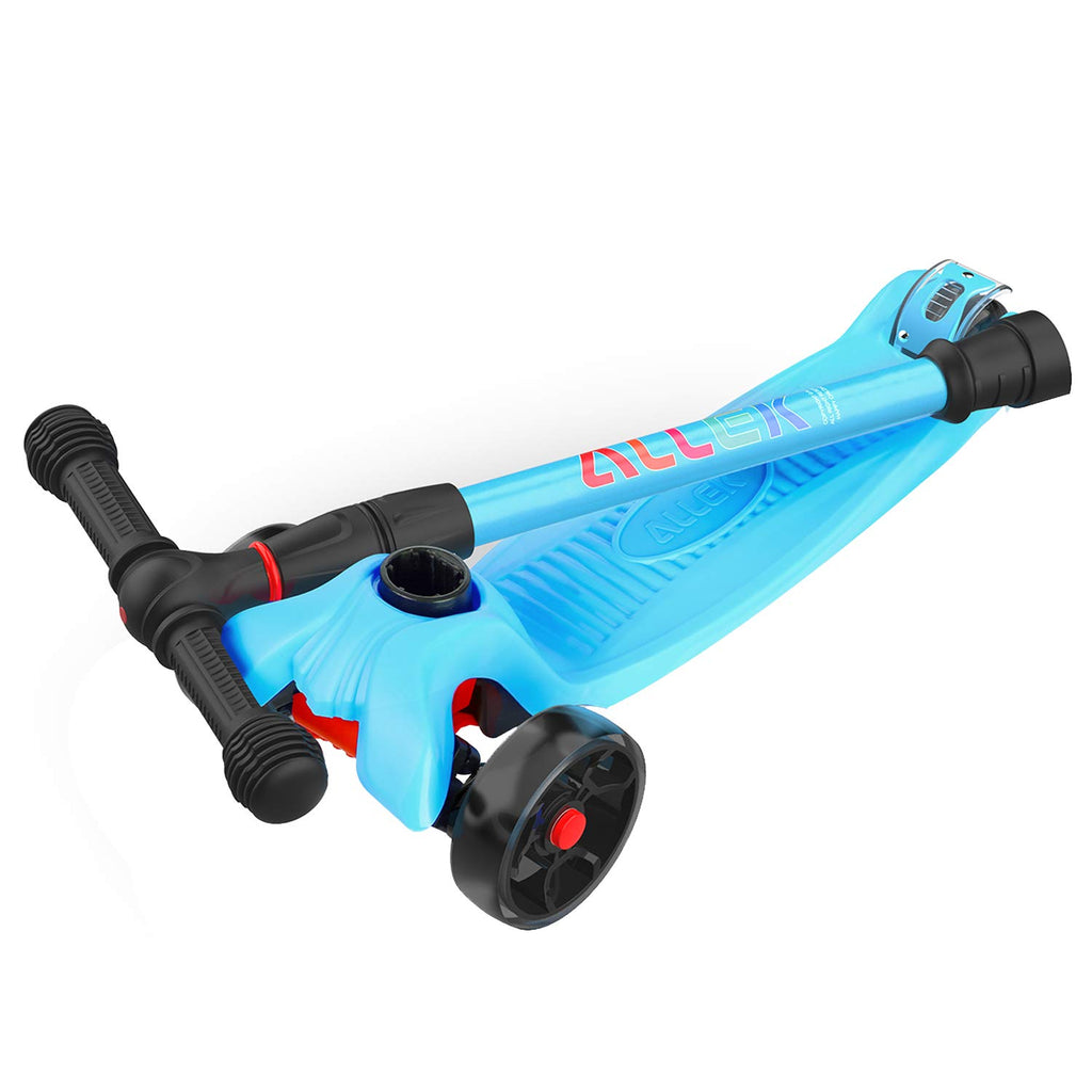 Kick Scooter with Light-Up Wheels and Adjustable Heights D2618