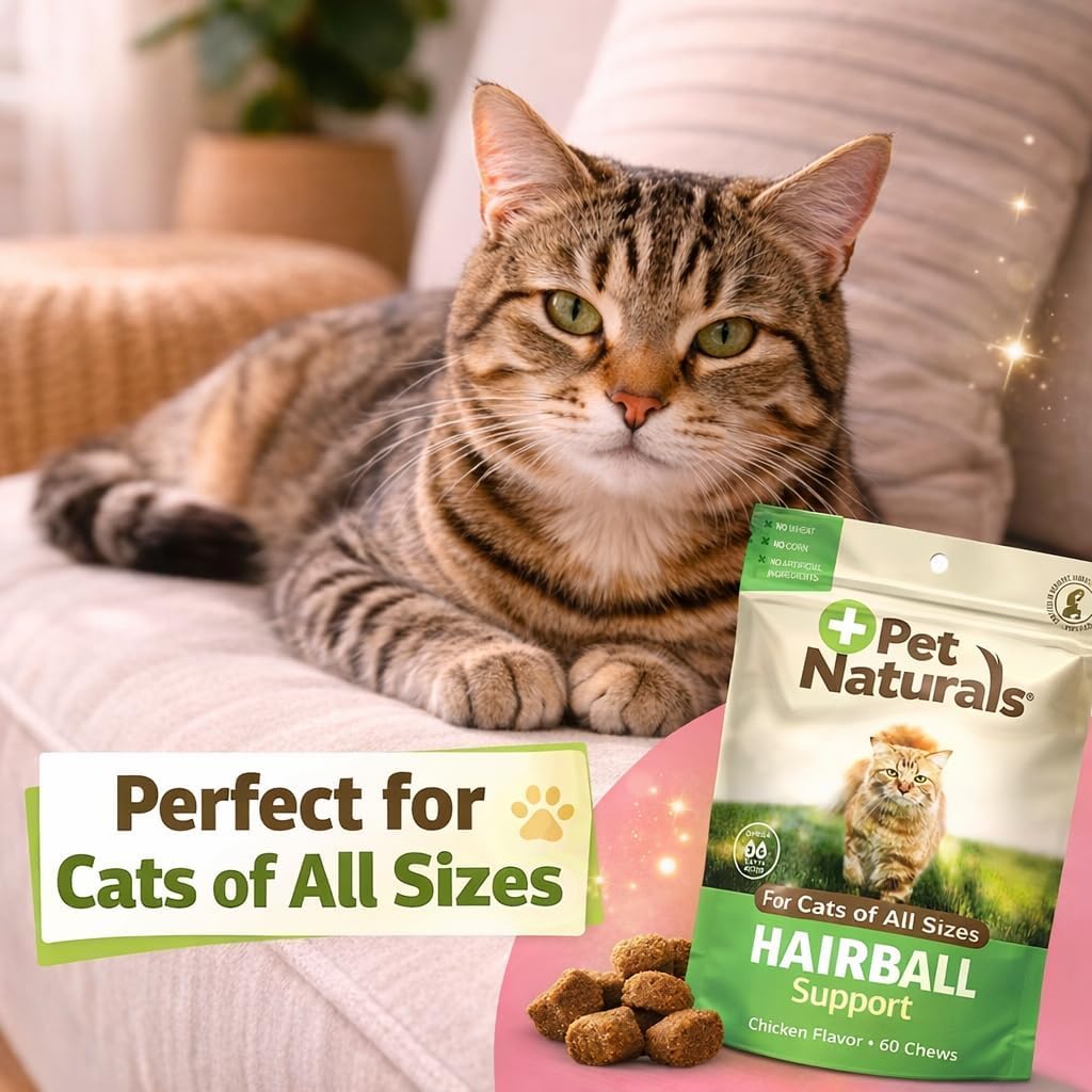 Chicken 160 Count Hairball Soft Chews for Cats W153