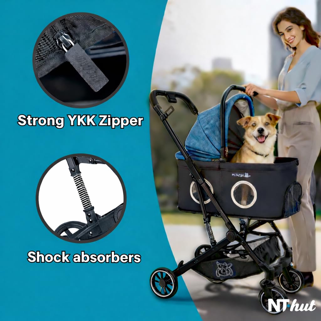 3-in-1 Pet Stroller Up to 50 lbs E409