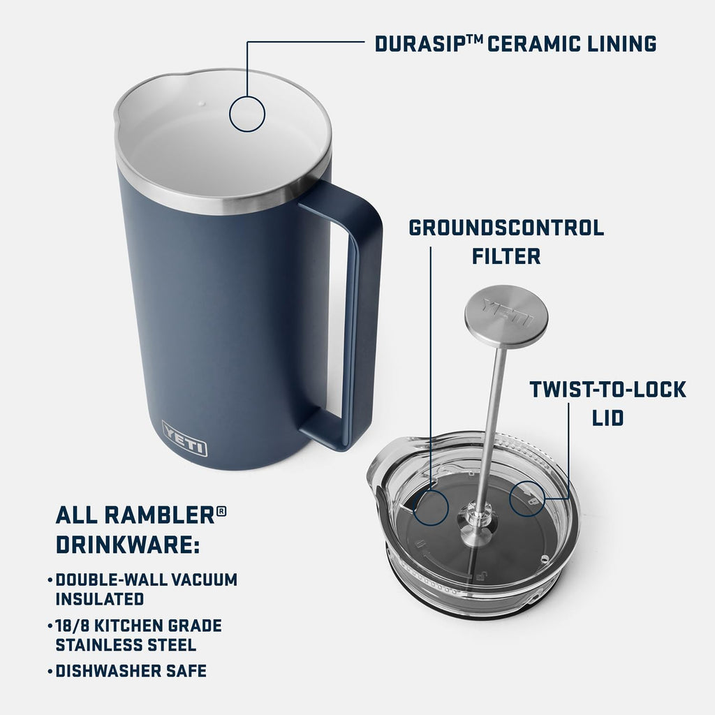 64 oz French Press Coffee Maker Q377
