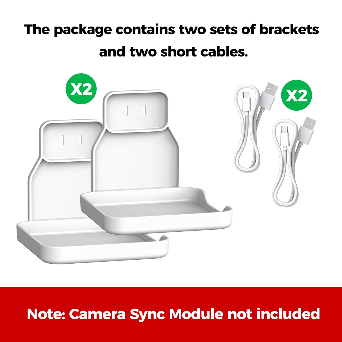 Wall Mount for Sync Module, 2 Pack Q20144