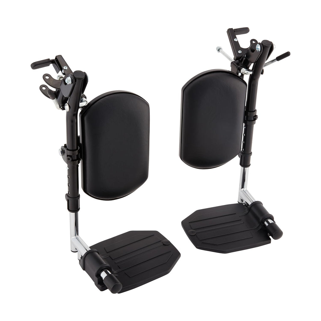 Adjustable Aluminum Wheelchair Elevating Legrest with Padded Calf Support Z888