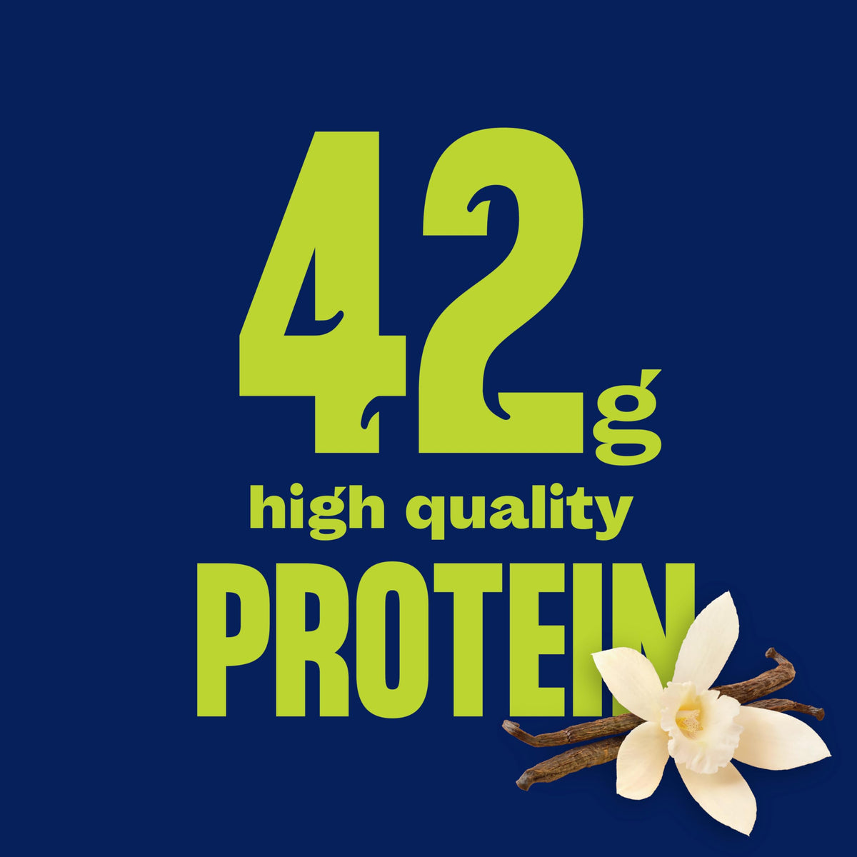 42g High Protein Vanilla Milk Shake 14 Fl Oz, 12 Count T584914