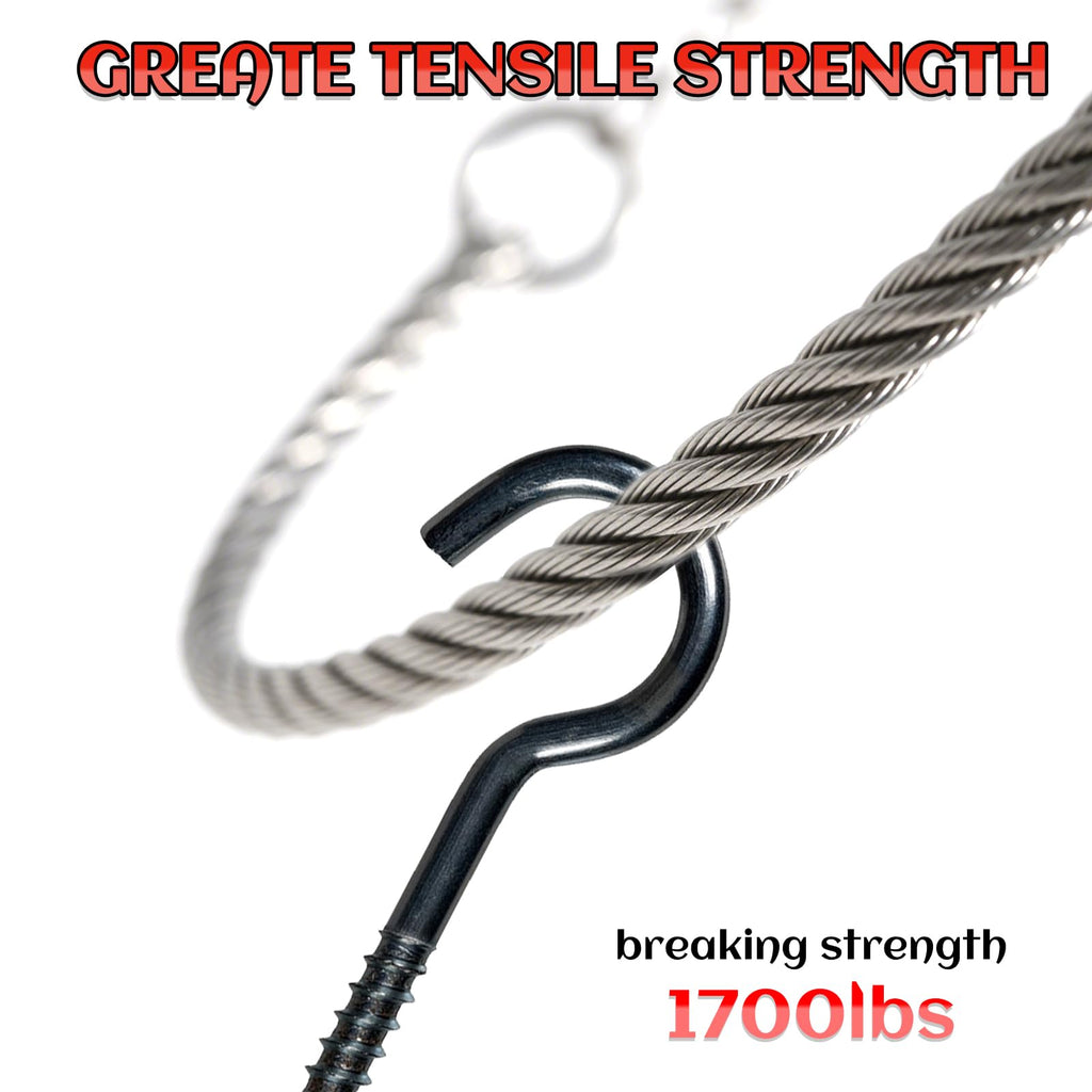 1/8 Inch Stainless Steel Cable 100FT 7x7 Strand Core P297