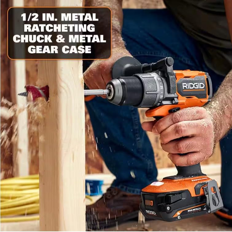 18V Brushless Cordless 1/2 in. Drill/Driver Kit with 2.0 Ah Battery and Charger S308