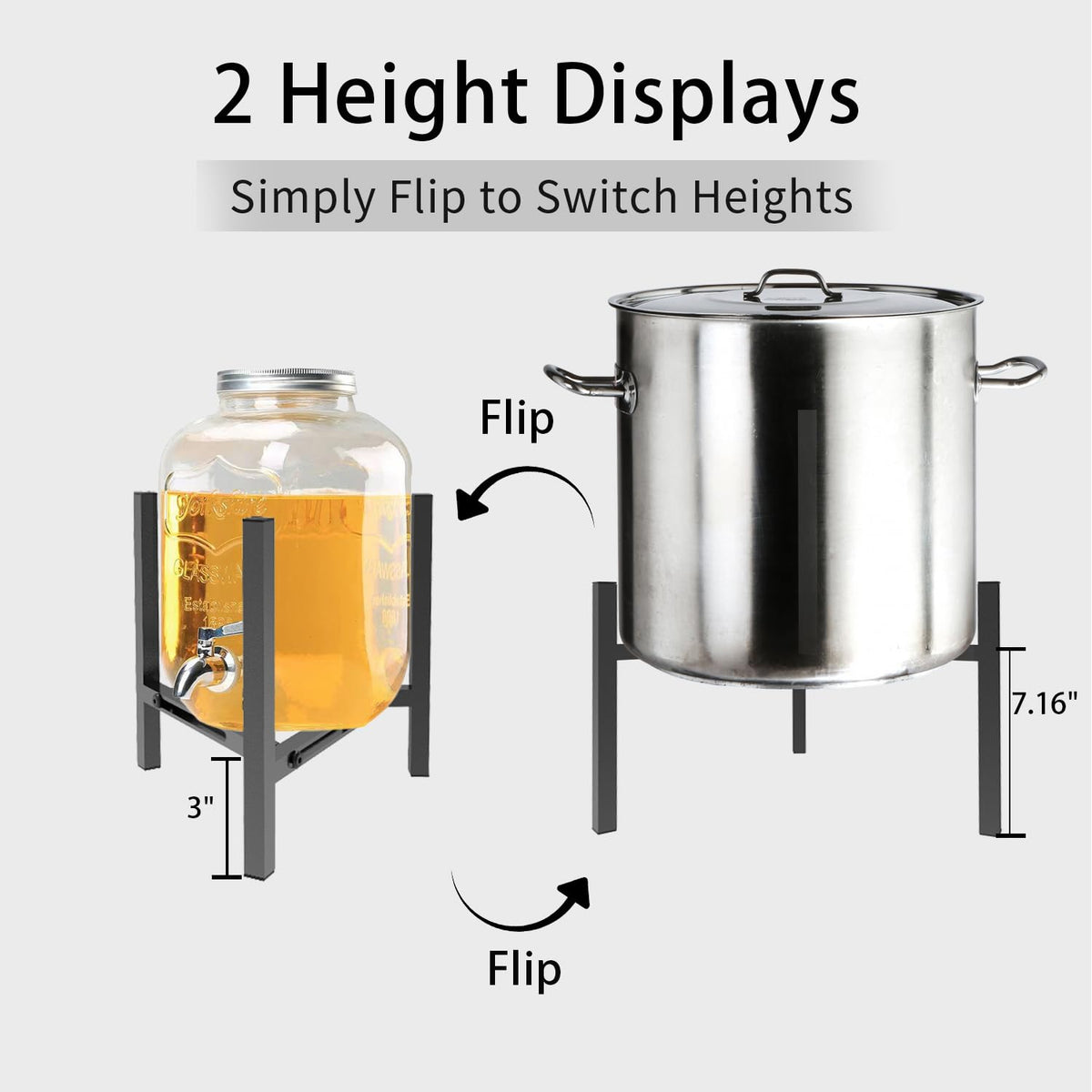 Water Jug Dispenser Stand for 2-5 Gallon S290