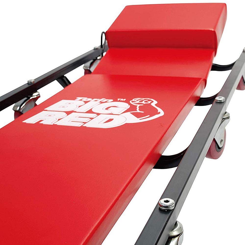 Rolling Garage Creeper with Adjustable Headrest and 6 Casters I1141