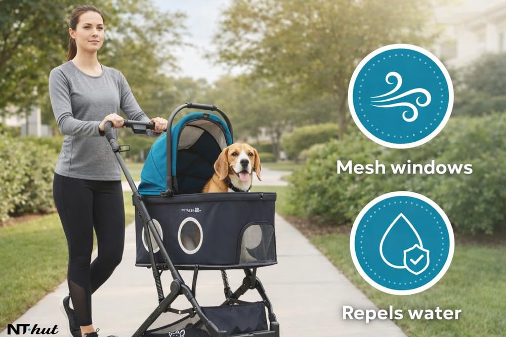 3-in-1 Pet Stroller Up to 50 lbs E409