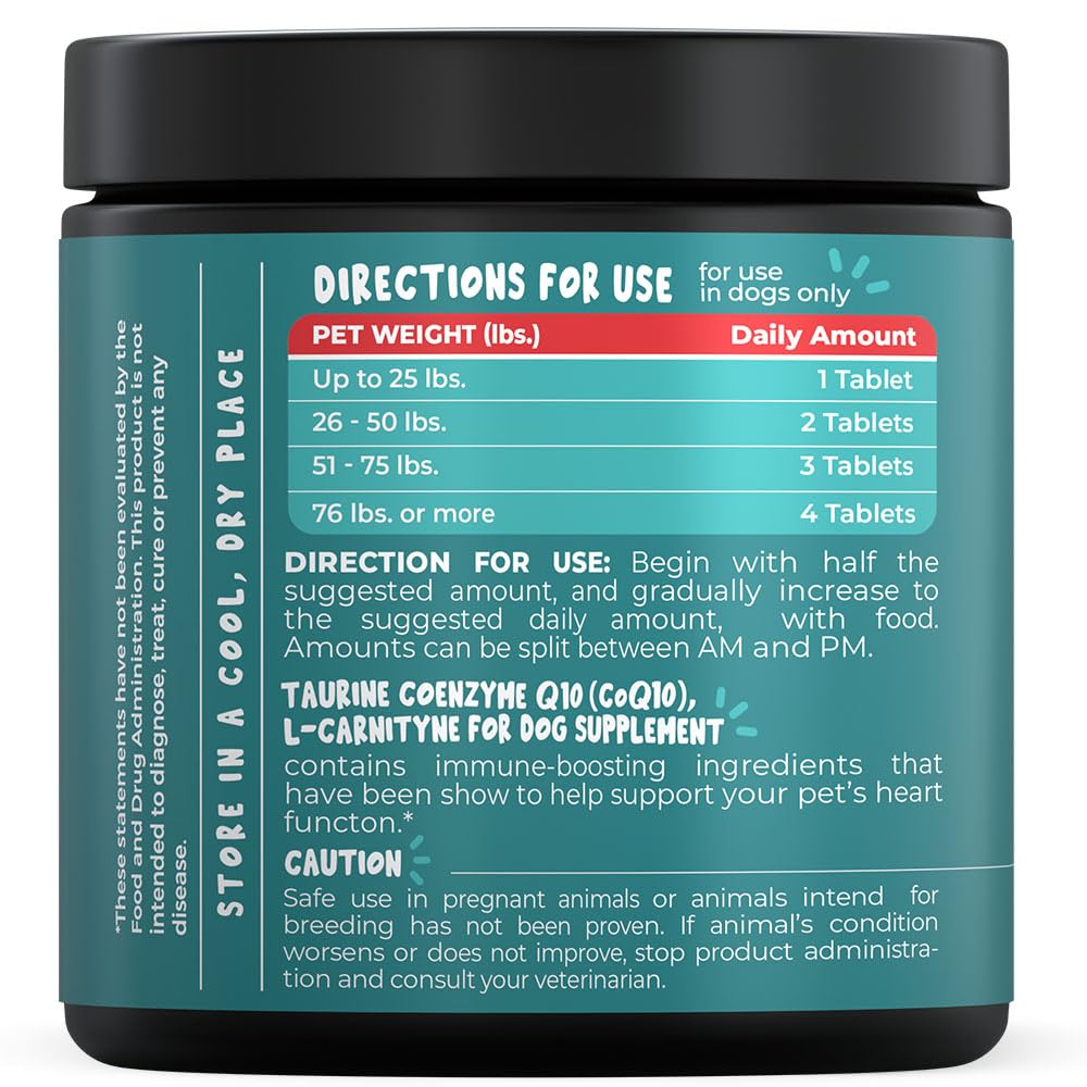 Taurine 500 mg for Dogs V9092