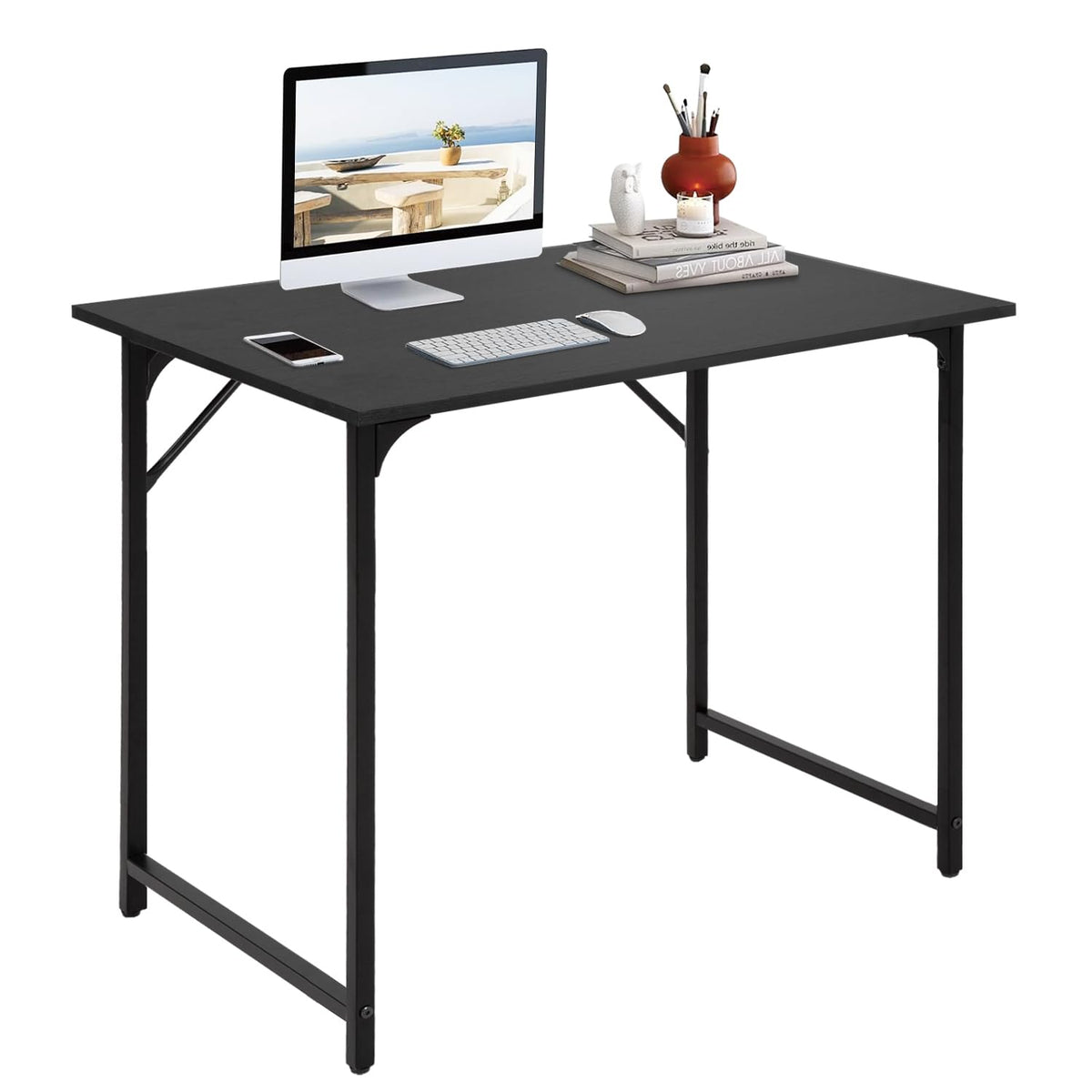 32 Inch Black Computer Desk E470714