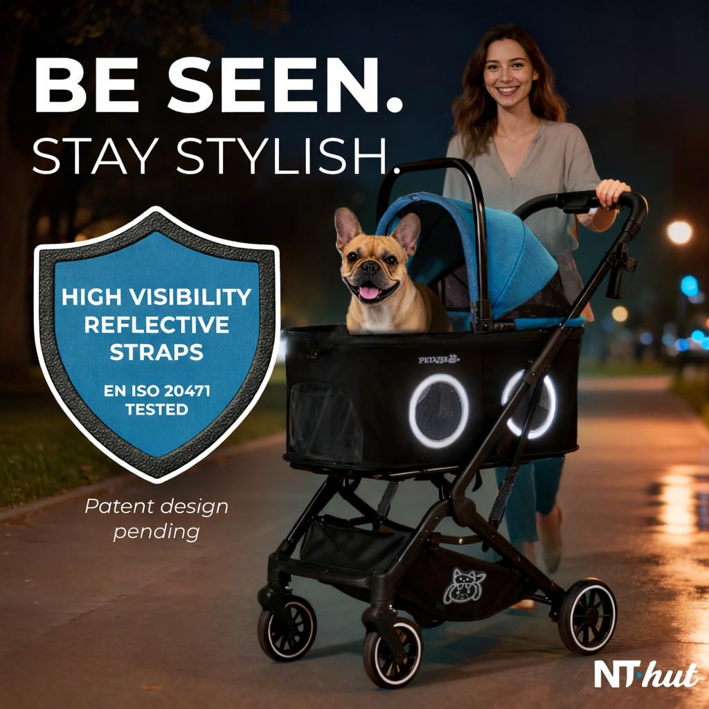 3-in-1 Pet Stroller Up to 50 lbs E409