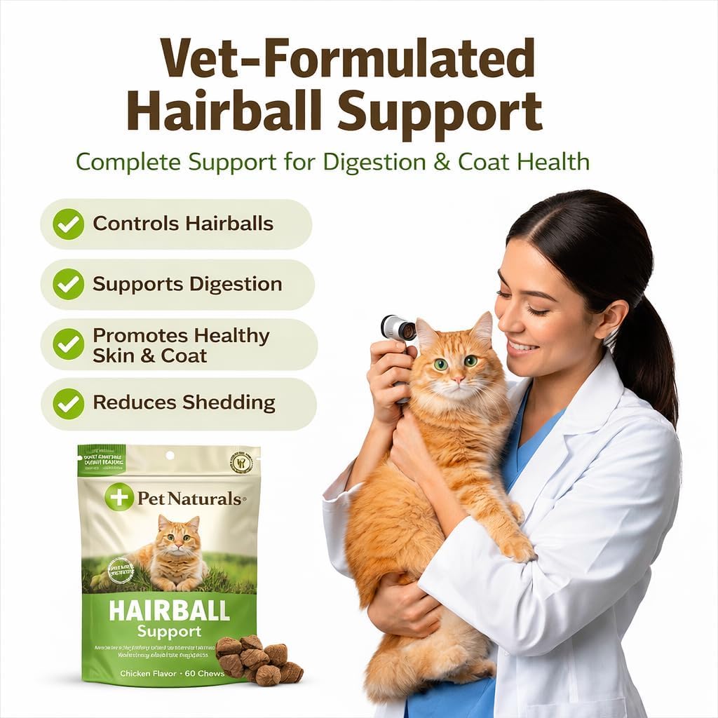 Chicken 160 Count Hairball Soft Chews for Cats W153