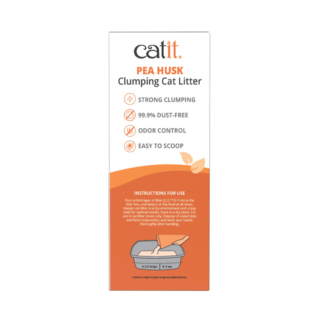 Pea Husk Clumping Cat Litter 12.3 lb Pack of 2 P77686