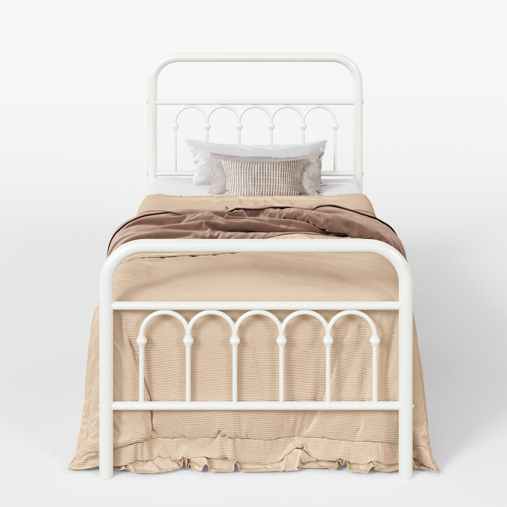 Twin Size Metal Platform Bed Frame with Headboard G57993