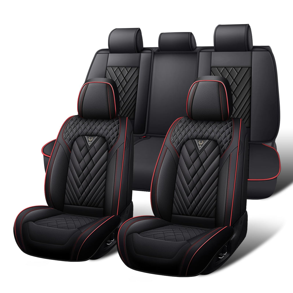 Waterproof Nappa Leather Full Set Car Seat Covers Y319790