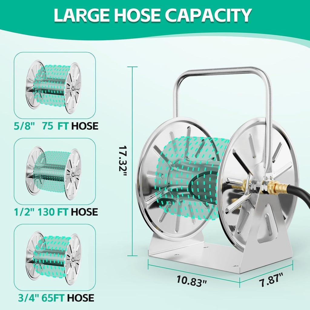 Garden Hose Reel 5/8In 75ft Capacity P408