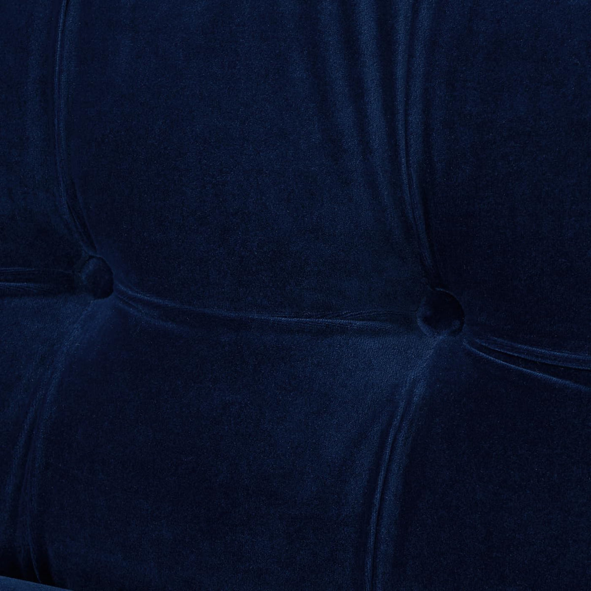 84" Navy Blue Tufted Velvet Sofa B5451