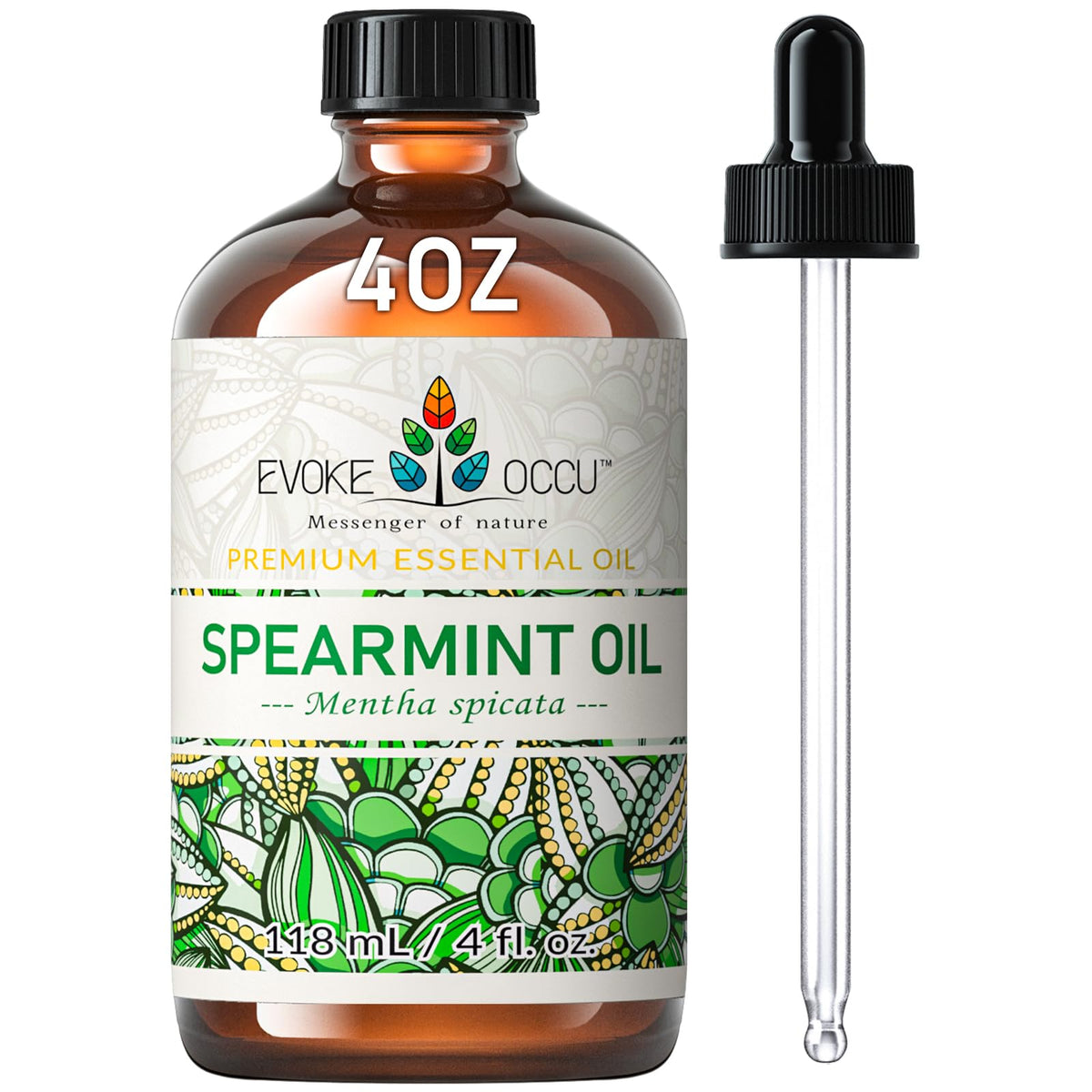 Spearmint and Lavender Essential Oil 4 Fl Oz J794