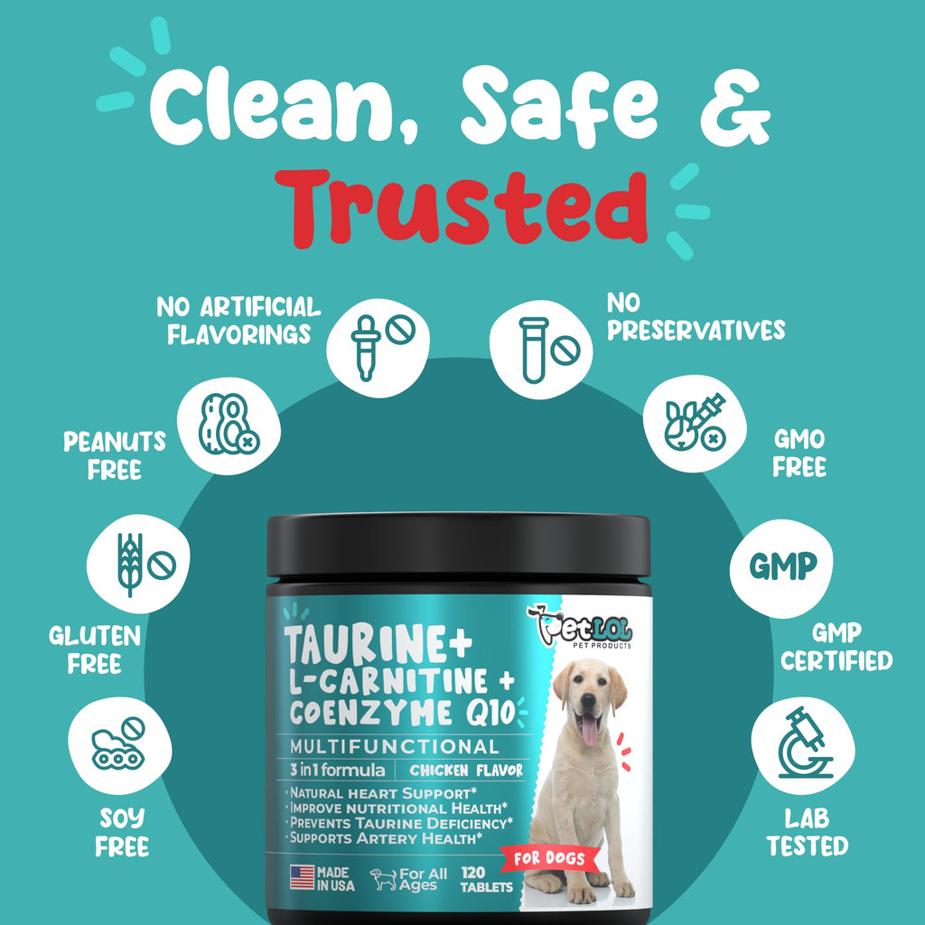 Taurine 500 mg for Dogs V9092
