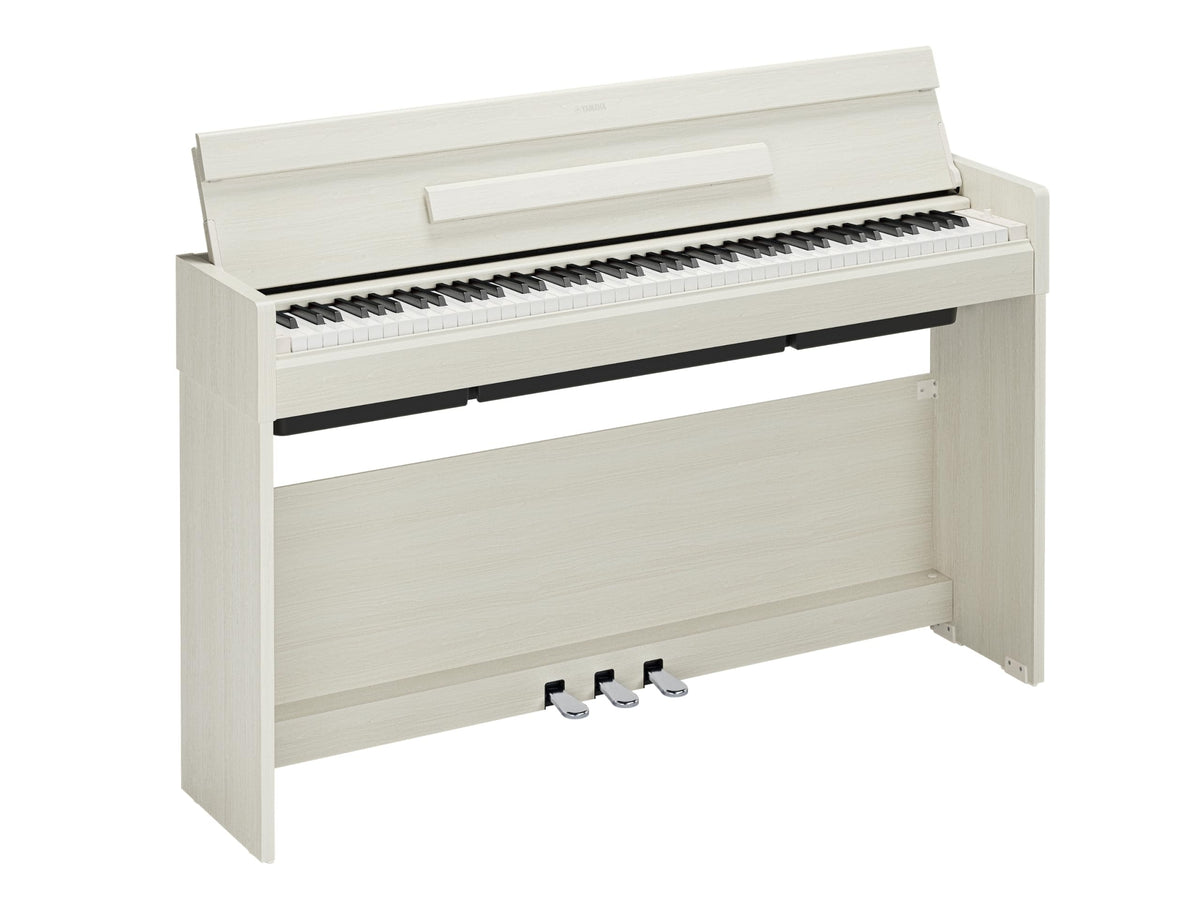 88-Key Weighted Digital Piano with 3-Pedal Unit in White Birch S250