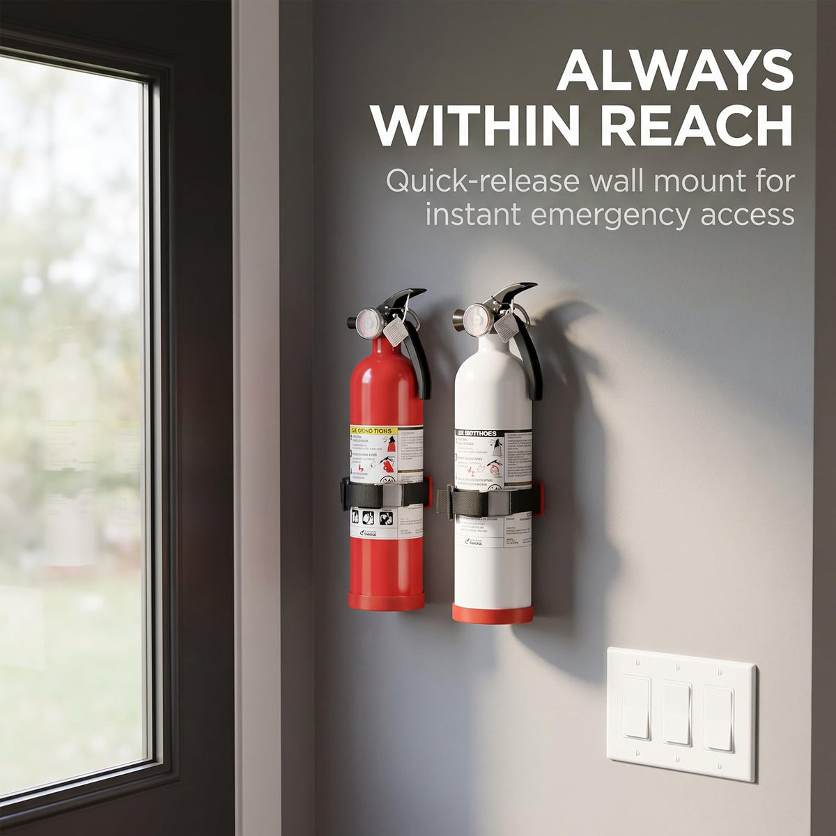Metal Bracket Fire Extinguisher Mount B5977