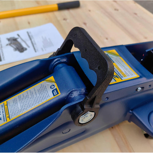 2 Ton Low Profile Hydraulic Floor Jack, 4000 lbs Capacity Steel Trolley Jack, Blue A705414