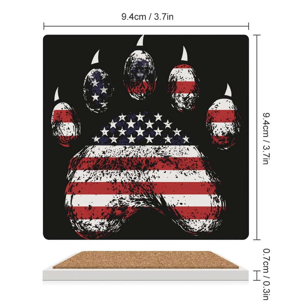 Ceramic Coasters Set F1653
