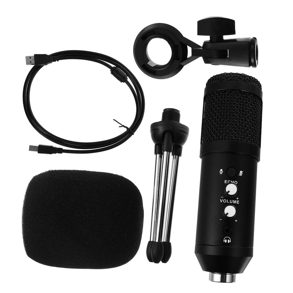 USB Condenser Microphone with Tripod Stand and USB Cable B250