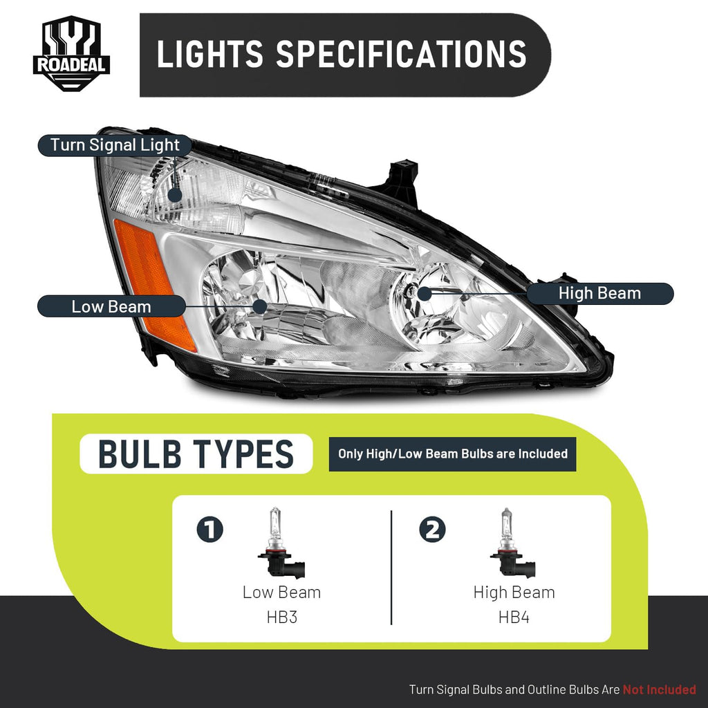 Headlights for Honda Accord Y515