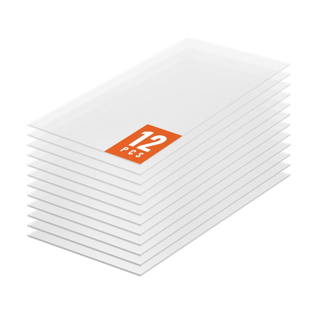 12 Pack Polycarbonate Greenhouse Panels S2979
