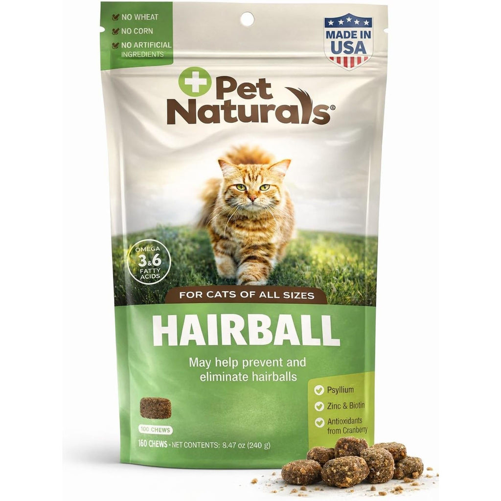 Chicken 160 Count Hairball Soft Chews for Cats W153