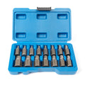 15 Pc Hex Head Screw Extractor Set Chrome Molybdenum Steel S354