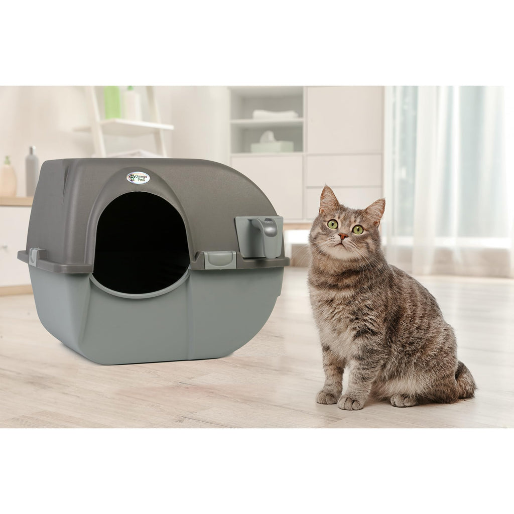 Self Cleaning Litter Box Regular Size Grey E612511