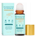 Cold-Pressed Castor Oil Roll On with Rose Quartz Stone 1.7 fl oz T864046