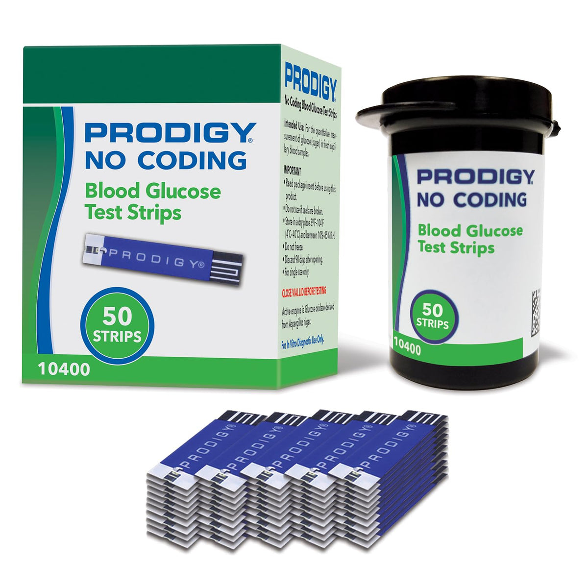 Blood Glucose Test Strips Box of 50 B850755