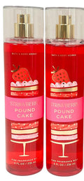 Strawberry Pound Cake Fine Fragrance Body Mist 8 oz Pack of 2 M185120